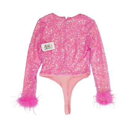 Pink Bodysuit Blouse
