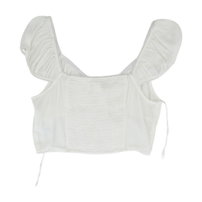 Ivory Cropped Blouse