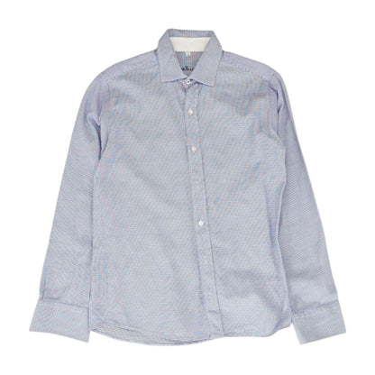 Blue Misc Long Sleeve Button Down