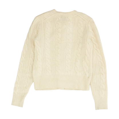 Beige Cardigan Sweater