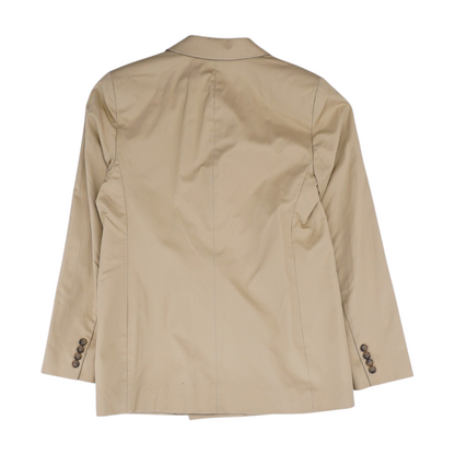 Khaki Solid Blazer