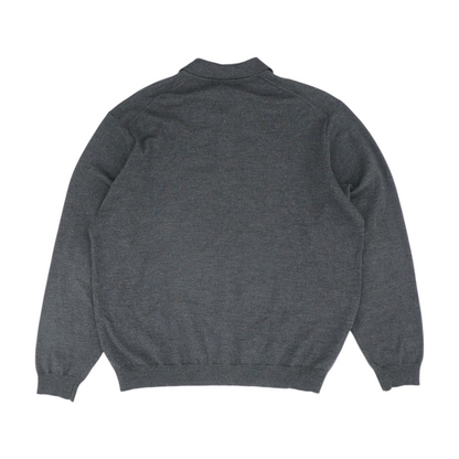 Charcoal Solid Pullover Sweater