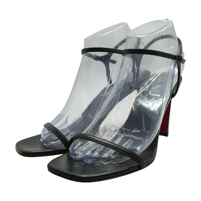 Black Condora 80mm Leather Sandals