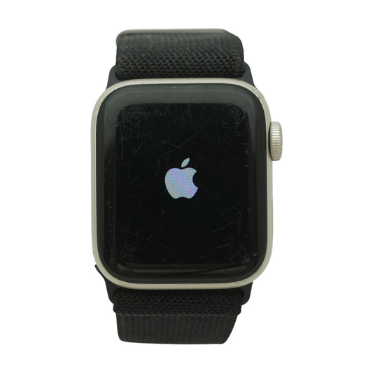 40mm Series SE 2 Silver Smartwatch Black Band Small