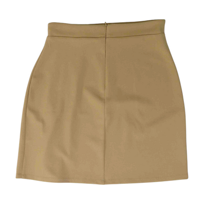 Tan Mini Skirt