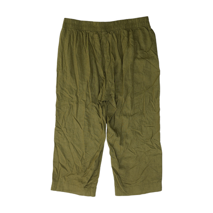 Olive Straight Pants