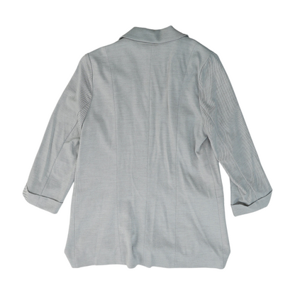 Gray Solid Blazer