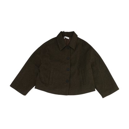 Brown Solid Jacket