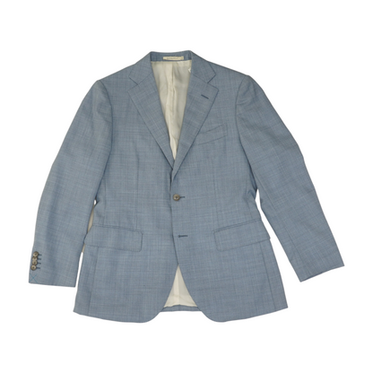 Blue Solid Sport Coat