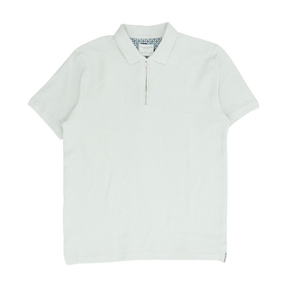 Khaki Solid Short Sleeve Polo