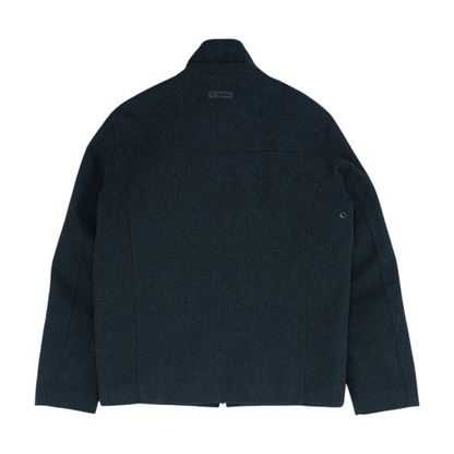 Gray Solid Jacket