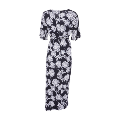 Black Floral Maxi Dress