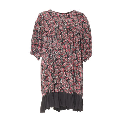 Black Paisley Mini Dress