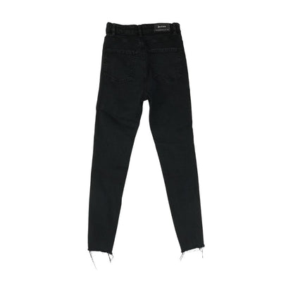 Black High Rise Skinny Leg Jeans