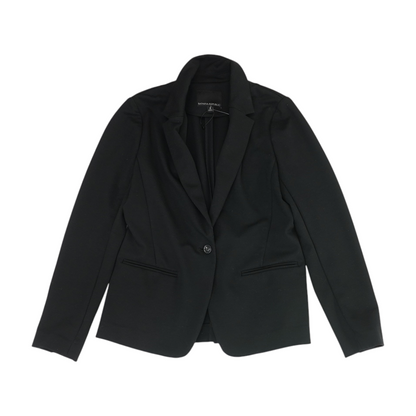 Black Solid Blazer