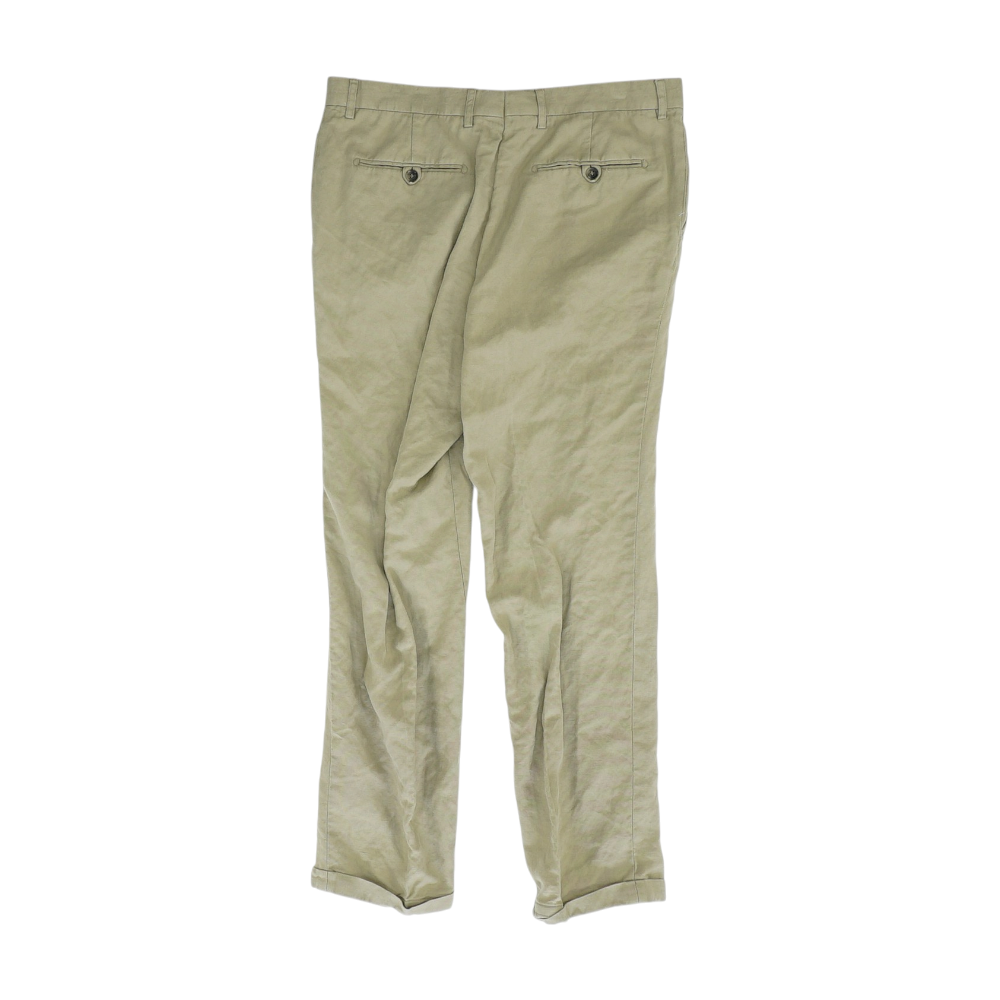 Beige Regular Pants
