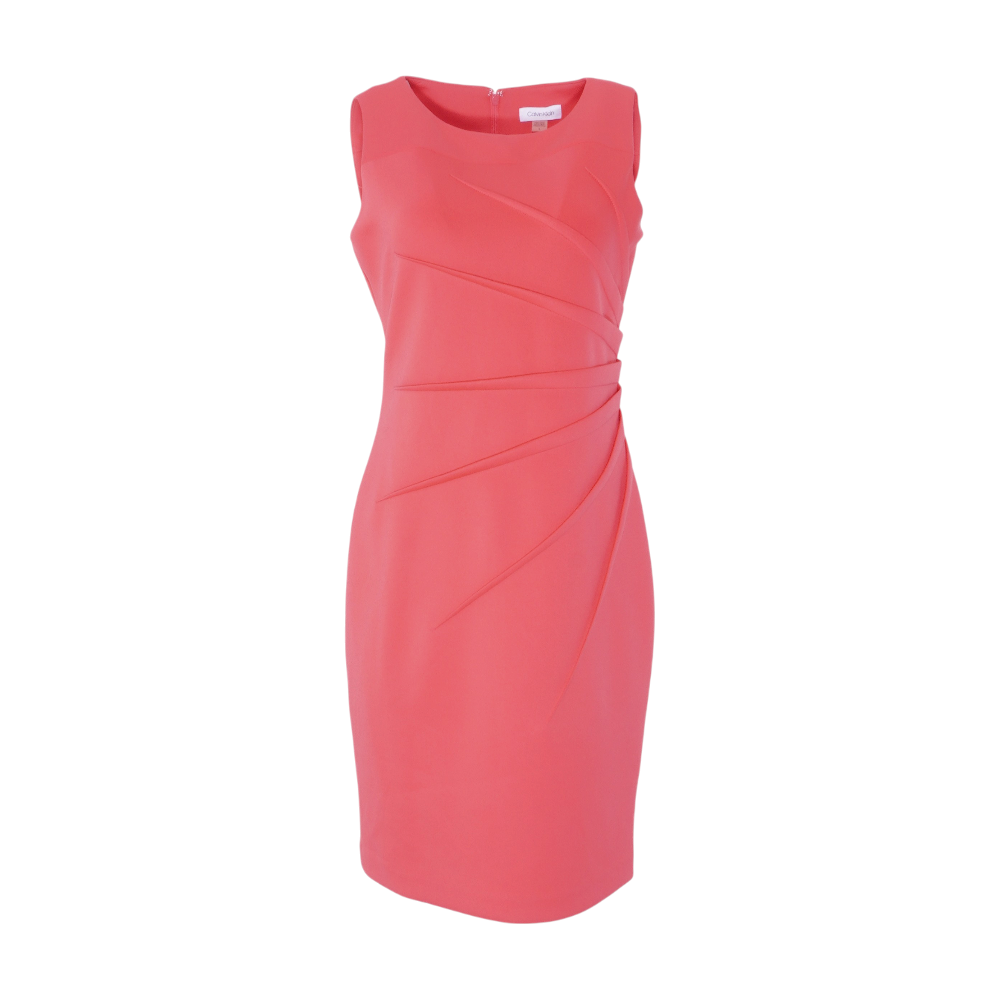 Calvin Klein Pleated Sheath Dress