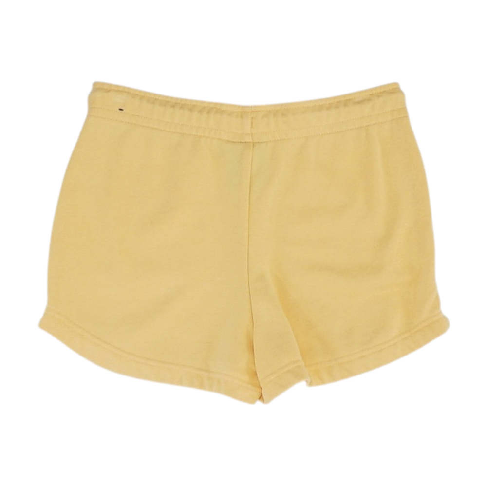 Peach Solid Active Shorts