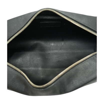 Grooming Case in Black  Leather