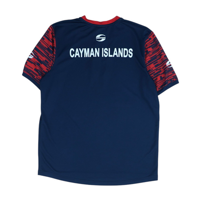 Navy Color Block Active T-Shirt