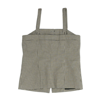 Black Houndstooth Button Down