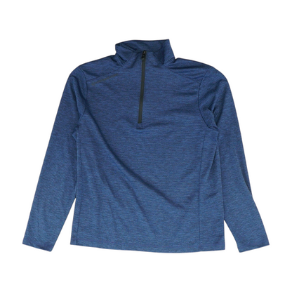 Navy Solid 1/4 Zip Pullover