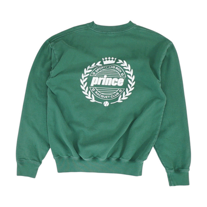 Green Solid Sweatshirt Pullover