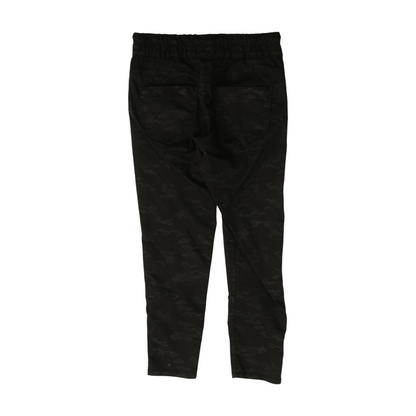 Black Camo Regular Pants