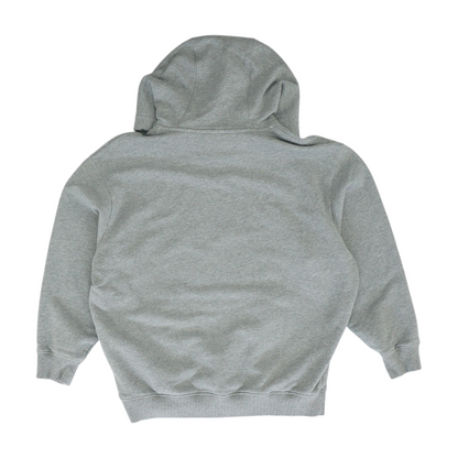 Gray Solid Hoodie Pullover