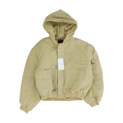 Beige Solid Jacket