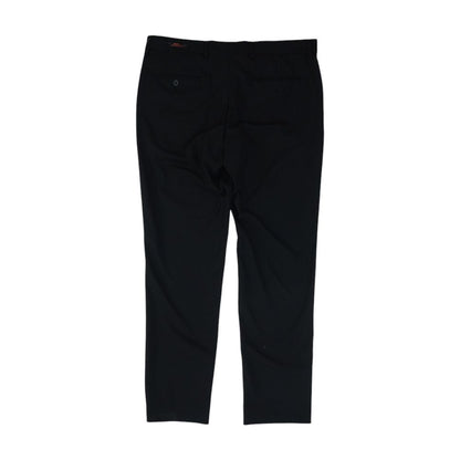 Black Solid Dress Pants