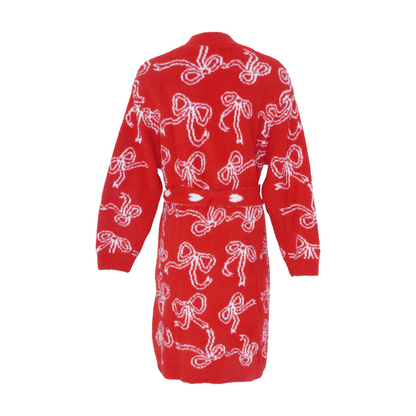 Red Graphic Robe