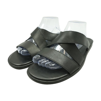 Black Casual Slide Sandals