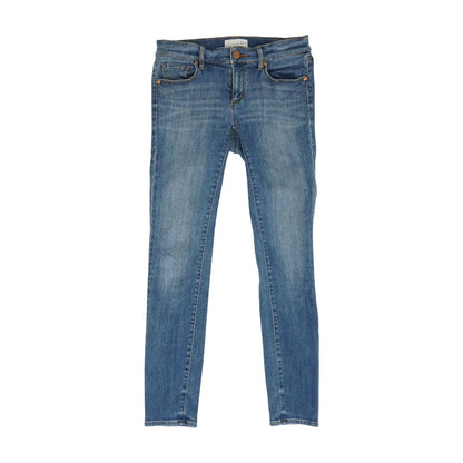 Blue Solid Jeans