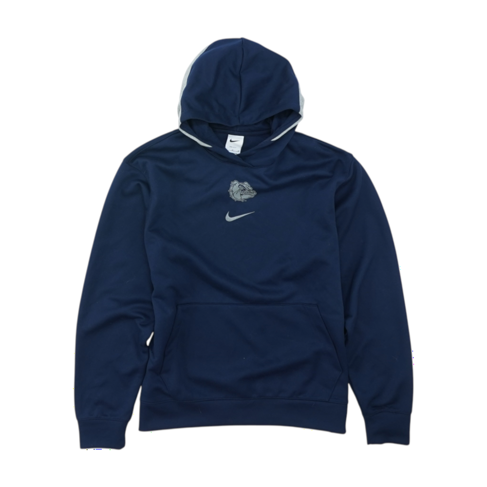 Navy Gonzaga Bulldogs Solid Hoodie Pullover