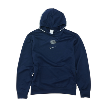 Navy Gonzaga Bulldogs Solid Hoodie Pullover