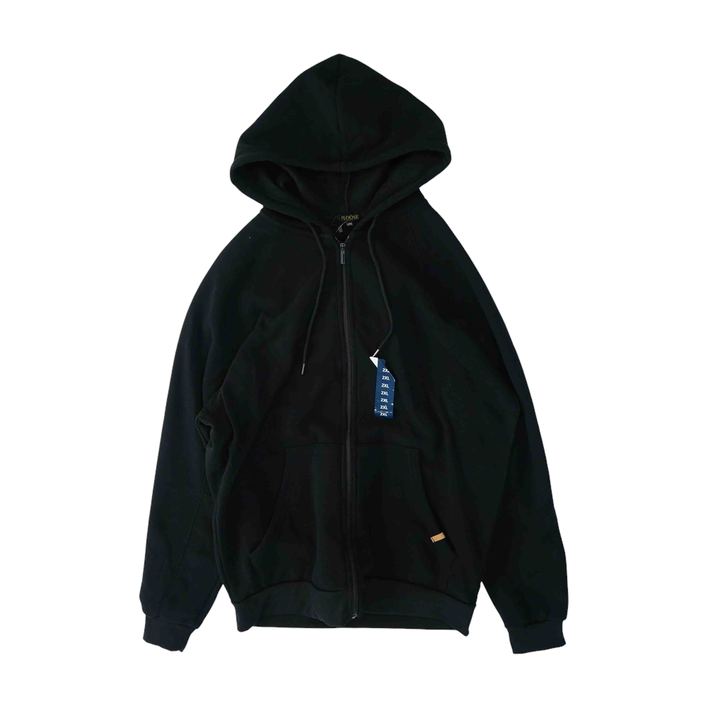 Black Solid Active Jacket