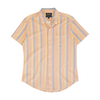 Orange Striped Short Sleeve Button Down