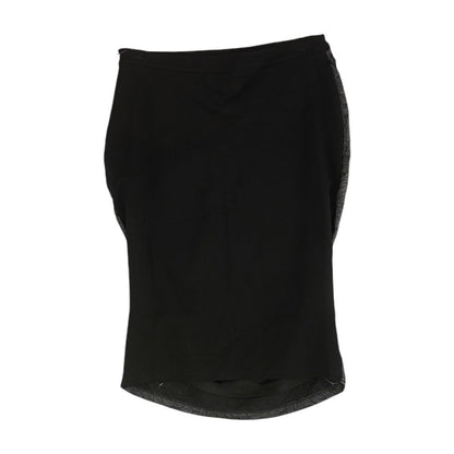Black Misc Midi Skirt