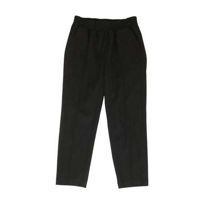Black Solid Pants