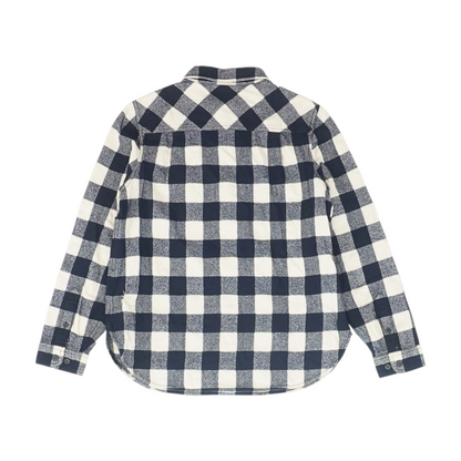 Blue Check Fleece Pullover