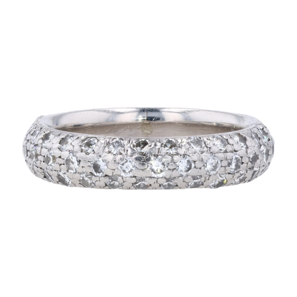 1 5/8 ctw Platinum Diamond Band