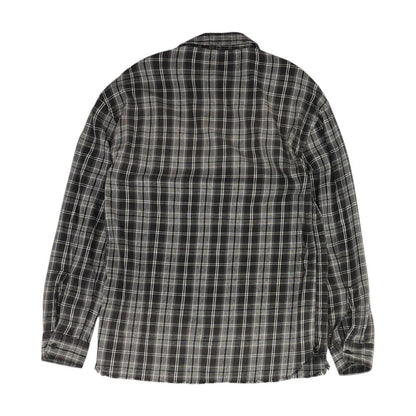 Blue Plaid Long Sleeve Button Down