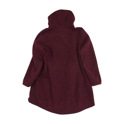 Burgundy Plus Solid Jacket