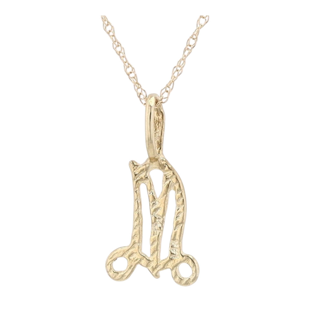 14K Yellow Gold Pendant Necklace