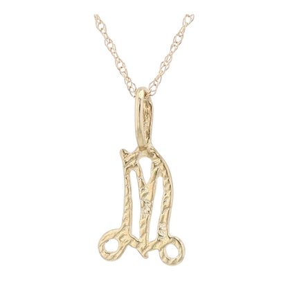 14K Yellow Gold Pendant Necklace