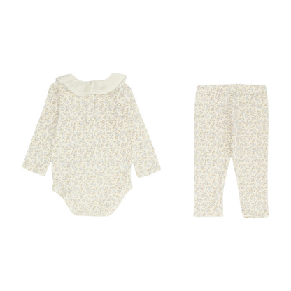 Ivory Floral Long Sleeve Set