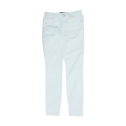 White High Rise Skinny Leg Jeans