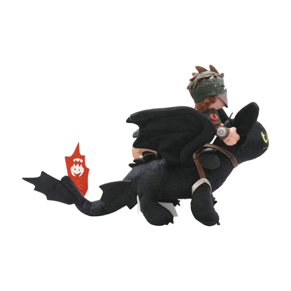 Toothless with Hiccup Plush