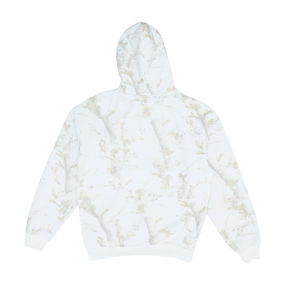 White Camo Hoodie Pullover